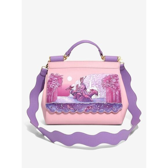Loungefly Disney Peter Pan Mermaid Lagoon Satchel Bag - Picture 1 of 4